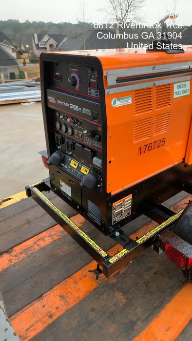 2021 Lincoln Electric Vantage 322 Vantage 322 Ready Pak 3 w/ Decals, ORANGE (includes trailer, cable rack, fender light kit) NO Telematics