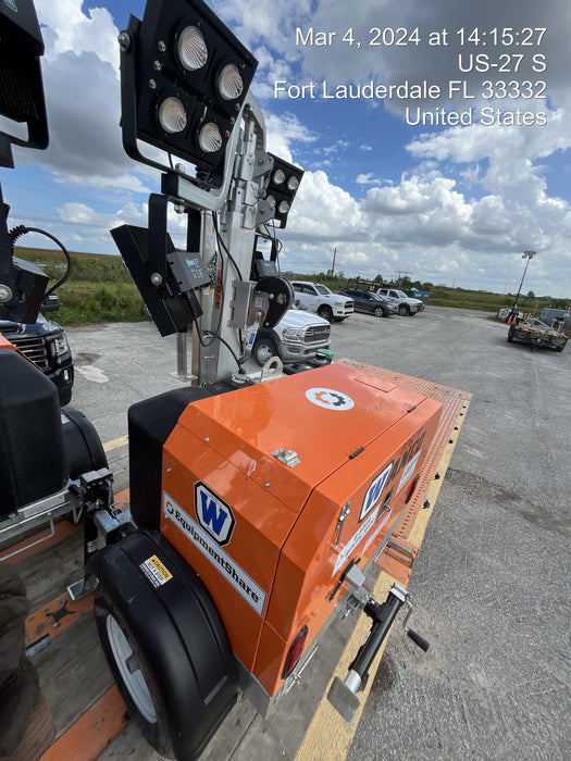 2023 Wanco WLTT-4MM4K Diesel, Deep Sea Controller, Shore Power Plug, Auto Start, (4) 350W LED Floodlights, 4kW Generator, 60 Gal Fuel Tank, 2" Ball, T3