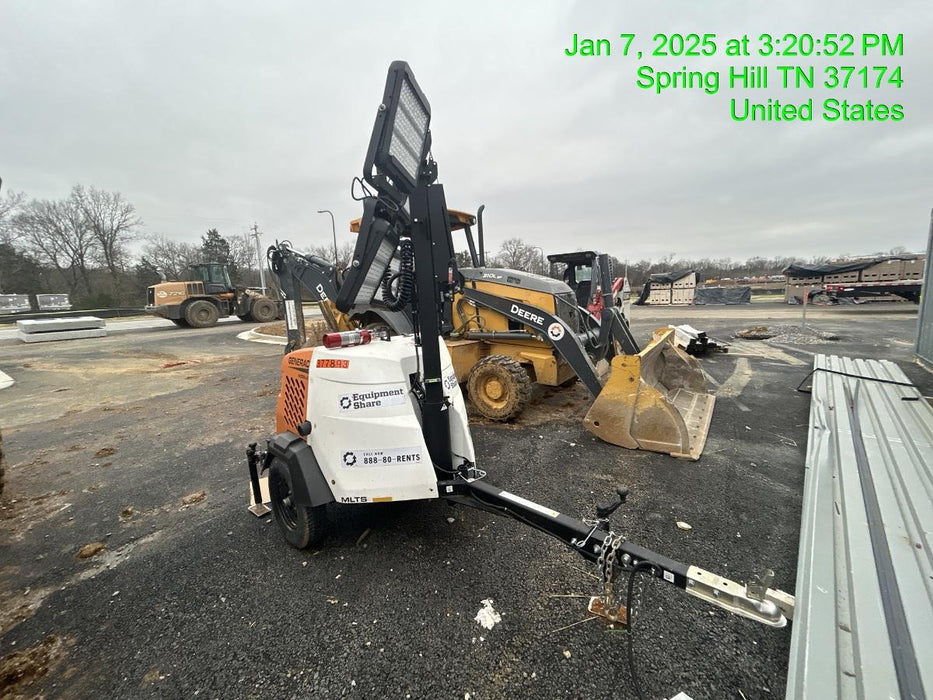 2023 Generac MLT2 Diesel, Flex Switch 120V Input, Powerzone Controller, 
(4) 320W LED Lights, 4kW Generator, 39.9 Gal Fuel Tank, 2" Ball, T3