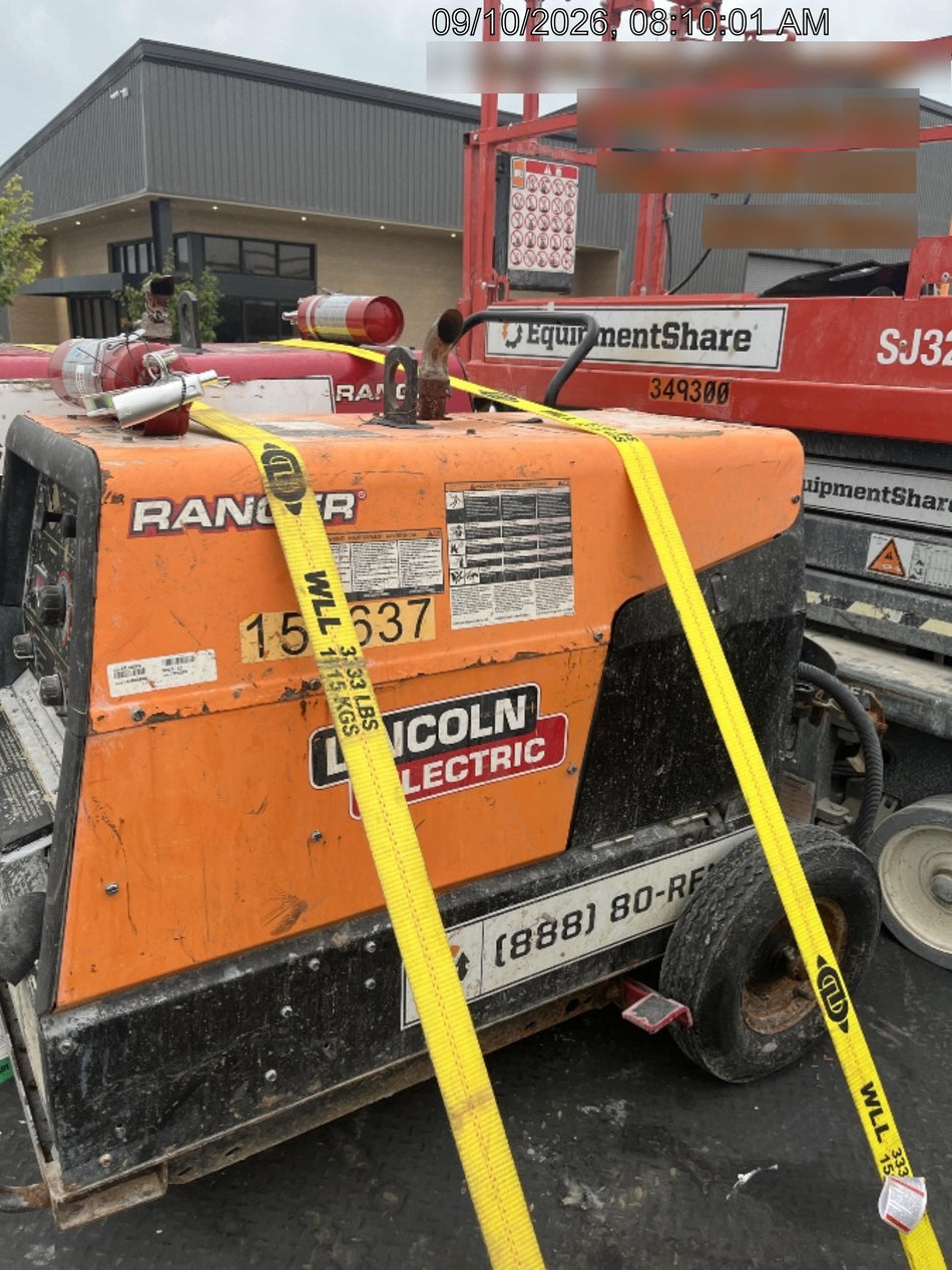 2021 Lincoln Electric Ranger 305 LPG LPG One-Pak (includes undercarriage, tank holder & tank strap) ORANGE
