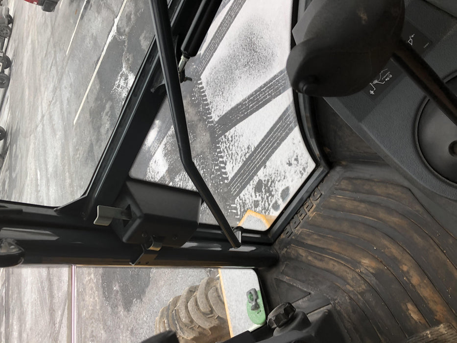 2020 John Deere 410L - Extendable Stick Cab/Heat/Air, 4WD, Extendable Stick, Pilot Controls, 2 Way Hydraulics, TAG Manual QC