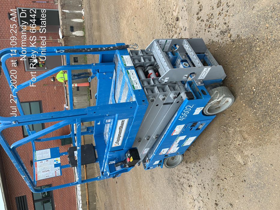 2019 Genie GS-1930 Fixed rails with chain Entry