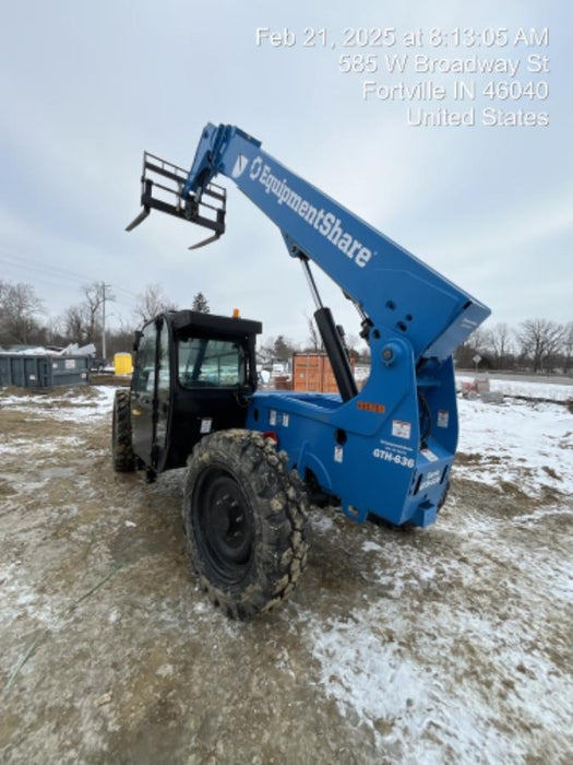 2025 Genie GTH-636 74Hp Dsl, Cab/Heat/Air, FF Tires, LED WL, Bcn, L Hook, T3 + Access Control,