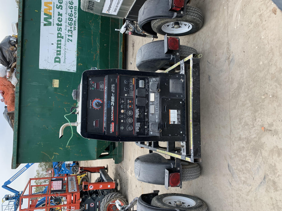 Lincoln Electric Vantage 322 Lincoln Vantage 322 Welder w/Trailer