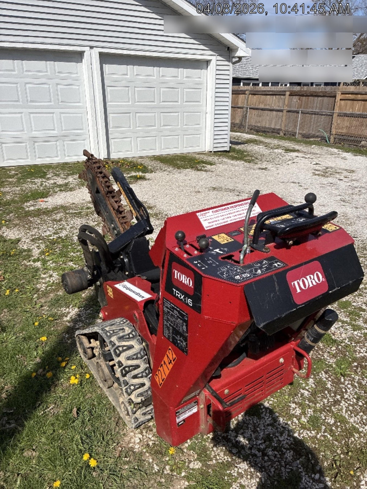 2022 TORO TRX-16