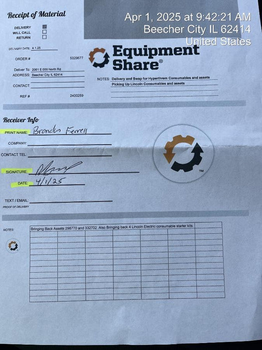 2023 LINCOLN ELECTRIC TOMAHAWK 1000