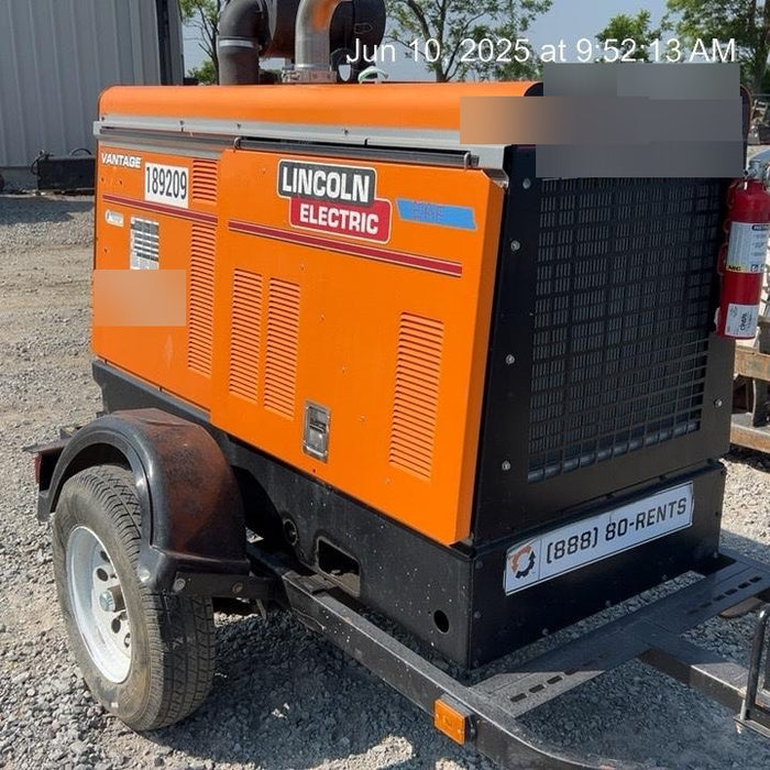2021 Lincoln Electric Vantage 549X Ready Pak 3, ORANGE (includes trailer, cable rack, fender light kit)