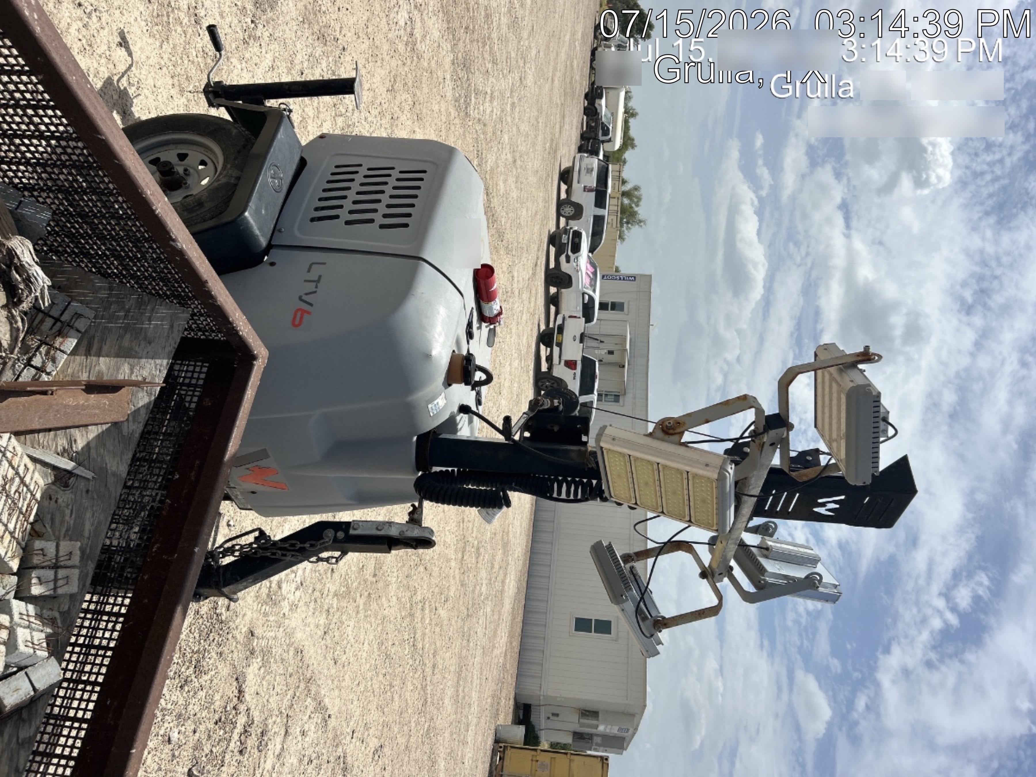 2019 Wacker Neuson LTV6K-LED LTV6K Light Tower, LED 300W, Telematics EQ SH Kubota