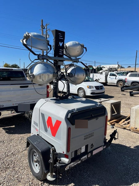 2019 Wacker Neuson LTV6L-MH Mobile Light Tower w/Fuel Level Sensor Installed