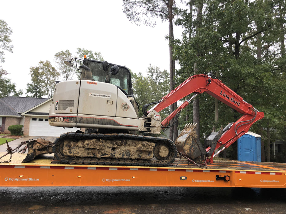 2020 Link-Belt 80X3EX 7'2" ARM, 17.7" rubber tracks, Multi function aux hydraulics