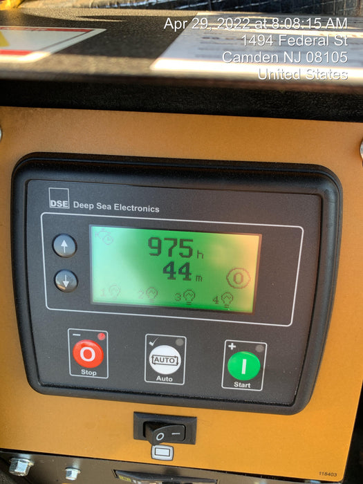 2021 Allmand NLV3GR (4) LED Light Fixture 350W, 23' Vertical Mast, 3kW Prime, Towable, Deep Sea L401, Leveling Jacks, Yanmar T4F 5.8hp