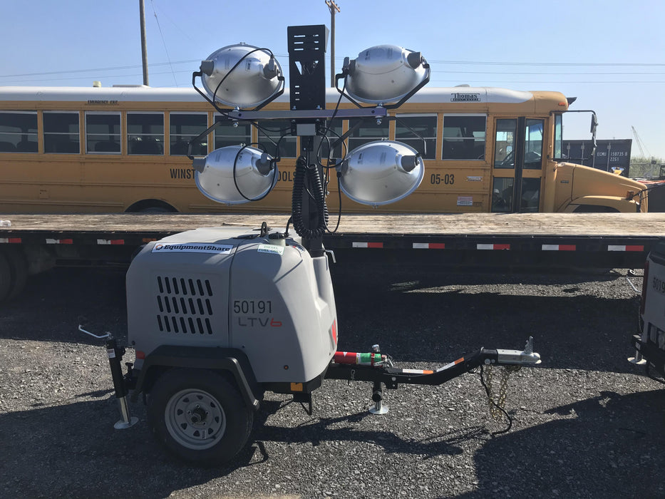 2019 Wacker Neuson LTV6L-MH Mobile Light Tower w/Fuel Level Sensor Installed