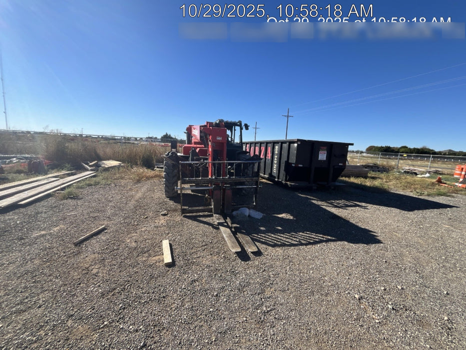 2019 Manitou MTA12042 Canopy, 120 HP , Solid Tires, Work Lights, Lift Hook, Auxiliary Hydraulics w/66" Carriage and 60" Forks