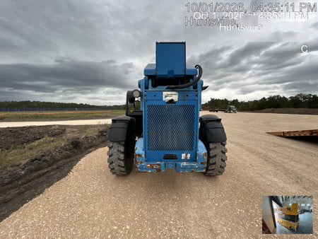 2018 Genie GTH-1056 Genie GTH-1056 w/Open ROPS, Solid Tires, Work Light/Beacon, 60" Carriage and Forks