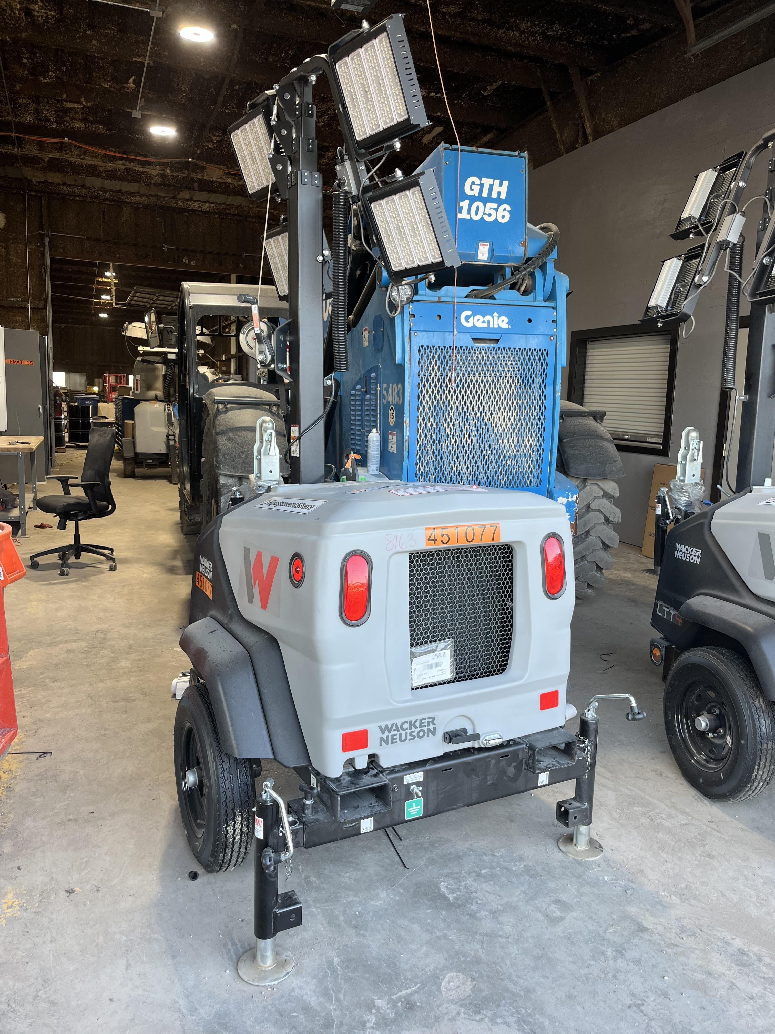 2024 Wacker Neuson LTT4 Diesel, Kohler KDW702, Deep Sea Controller, Auto Start, LED 320W, Bypass Outlet, T3