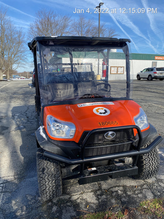 2021 Kubota RTV-X1140W-H Plastic Canopy, Windshield Acrylic Clear, LED Strobe Light, Wire Harness Kit, Back up Alarm