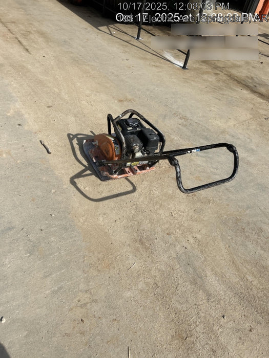 2022 Multiquip MVC88VTHW Plate Compactor, 20", w/Water Tank, Honda GX160