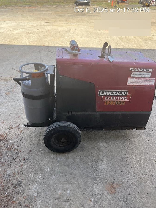 2021 Lincoln Electric Ranger 305 LPG K3430-1, Ranger 305 LPG, Undercarriage, Tank Holder & Strap, 10kw AC Gen, 25hp Kohler LPG Eng