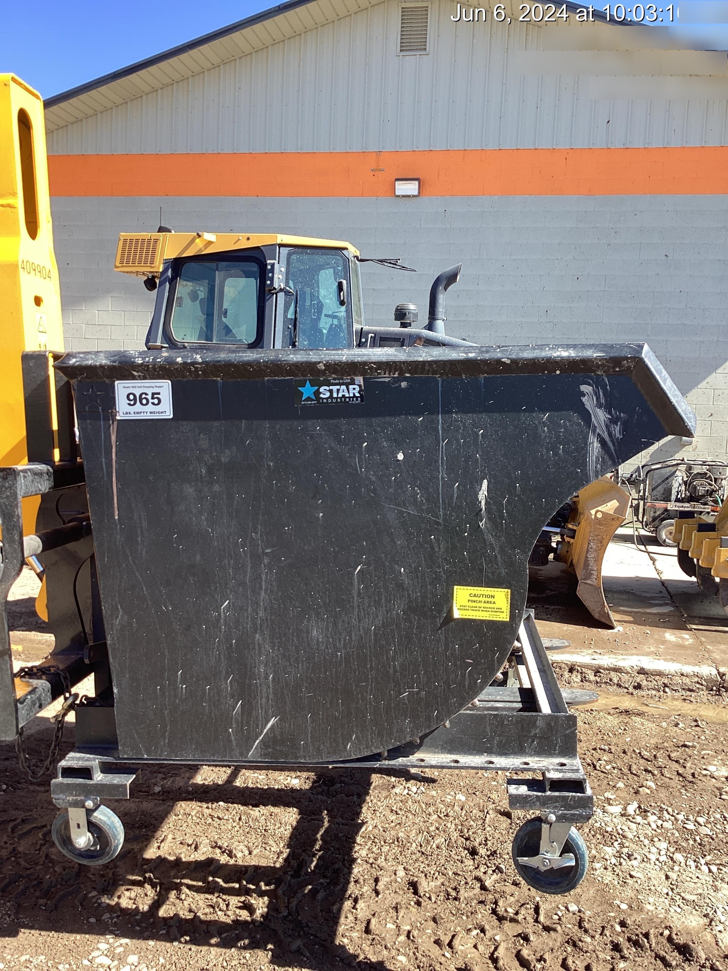 2022 STAR INDUSTRIES M-1820 - Self-Dump Hopper