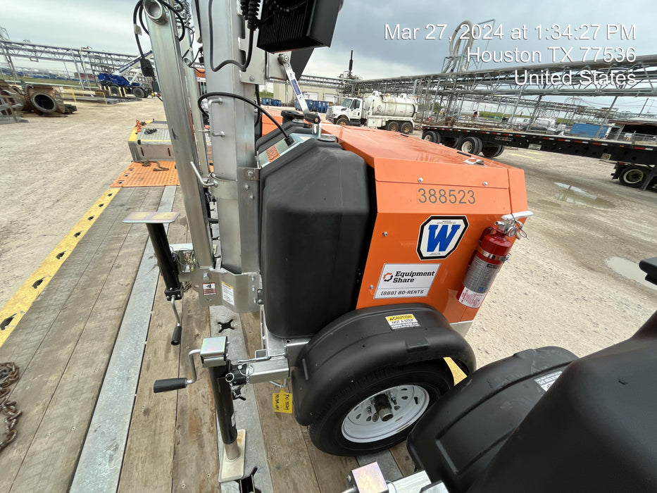 2024 Wanco WLTT-4MM4K Diesel, Deep Sea Controller, Shore Power Plug, Auto Start, (4) 350W LED Floodlights, 4kW Generator, 60 Gal Fuel Tank, 2" Ball, T3