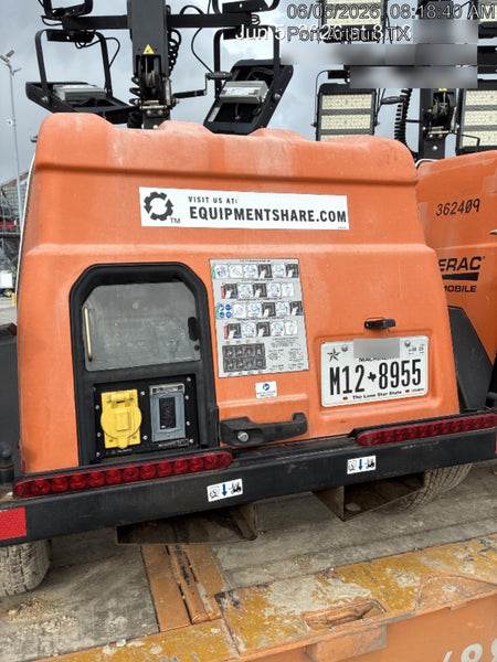 2023 Generac MLT2 Diesel, Flex Switch 120V Input, Powerzone Controller, 
(4) 320W LED Lights, 4kW Generator, 39.9 Gal Fuel Tank, 2" Ball, T3
