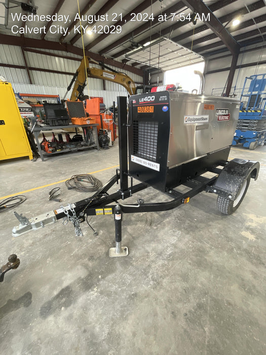 2024 Lincoln Electric LE400 Kubota V1505, Trlr, Cable Rack, Light Kit, ES Decals, T3