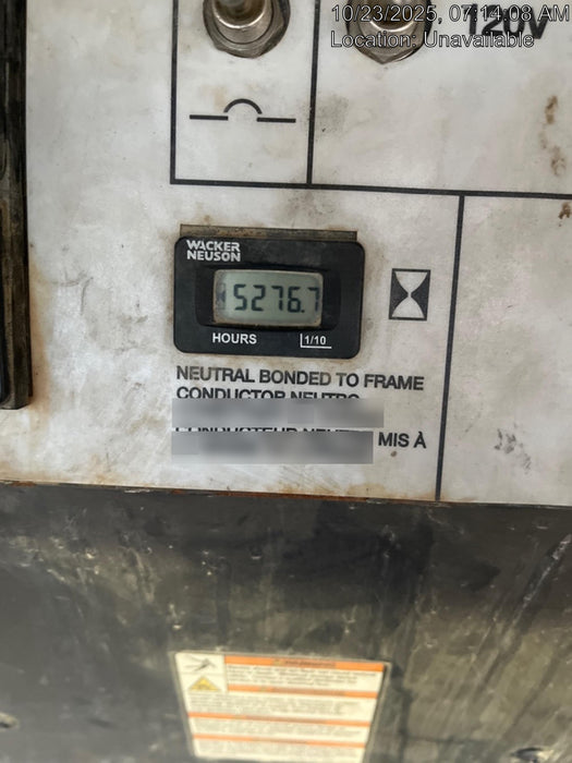 2019 Wacker Neuson LTV6L-MH Mobile Light Tower w/Fuel Level Sensor Installed