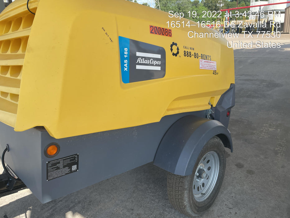 2022 ATLAS COPCO XAS188 CWK