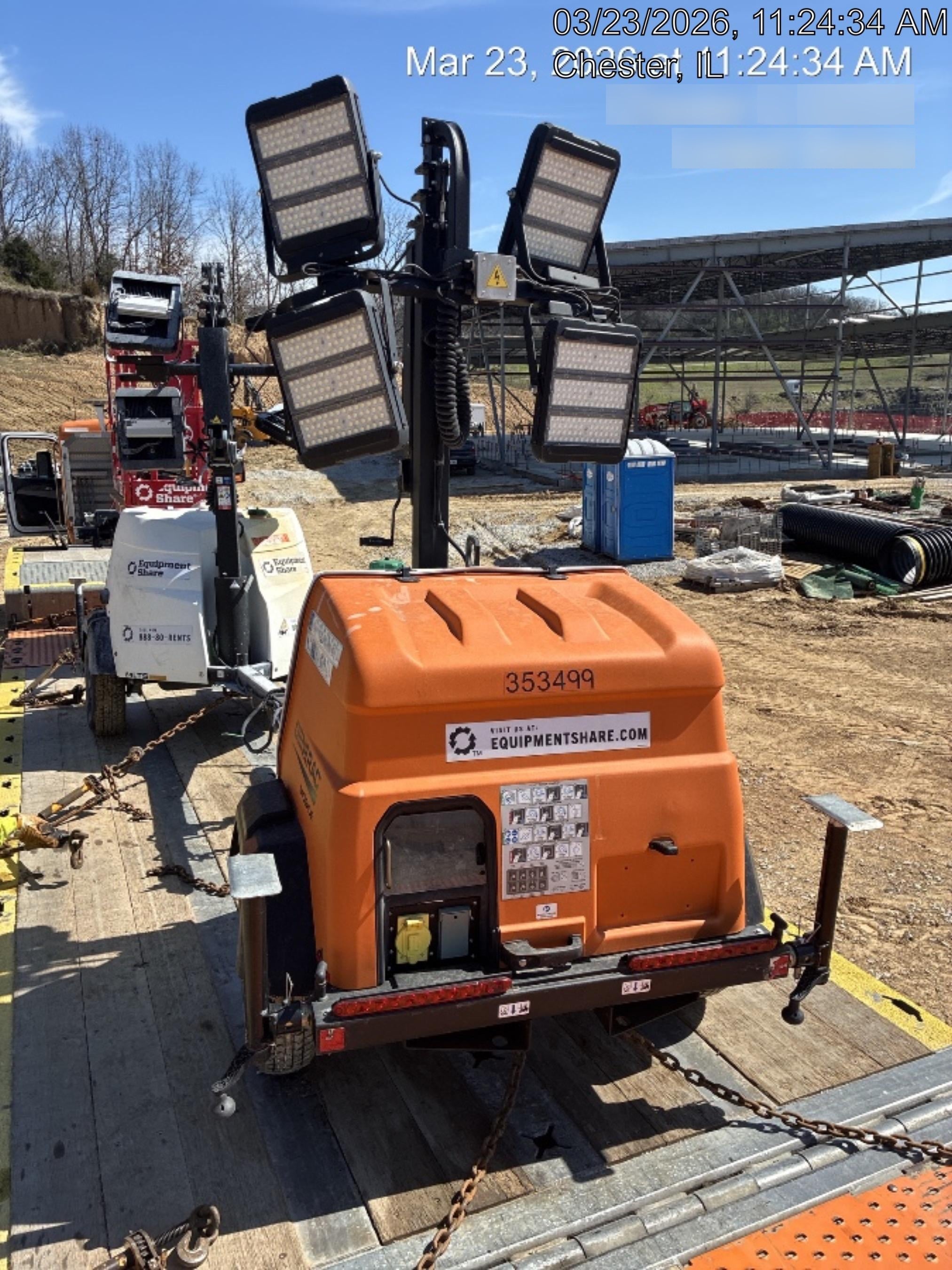 2023 Generac MLT2 Diesel, Flex Switch 120V Input, Powerzone Controller, (4) 320W LED Lights, 4kW Generator, 39.9 Gal Fuel Tank, 2" Ball, T3