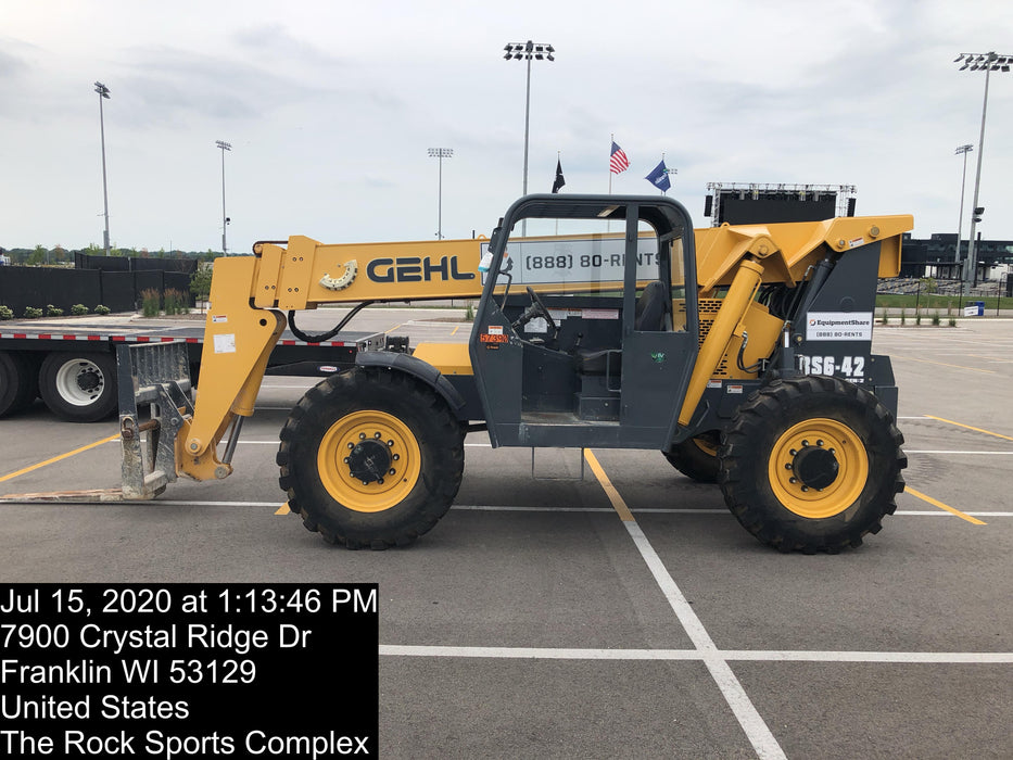 2015 Gehl RS6-42 Standard Rental Specs