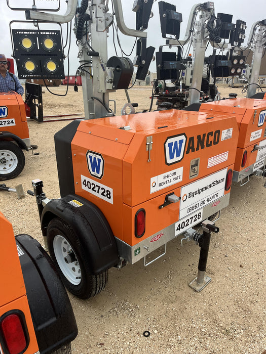2024 Wanco WLTT-4MM4K Diesel, Deep Sea Controller, Shore Power Plug, Auto Start, (4) 350W LED Floodlights, 4kW Generator, 60 Gal Fuel Tank, 2" Ball, T3