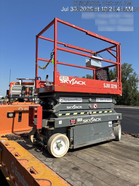 2017 Skyjack SJIII-3219 Standard Rental Specs