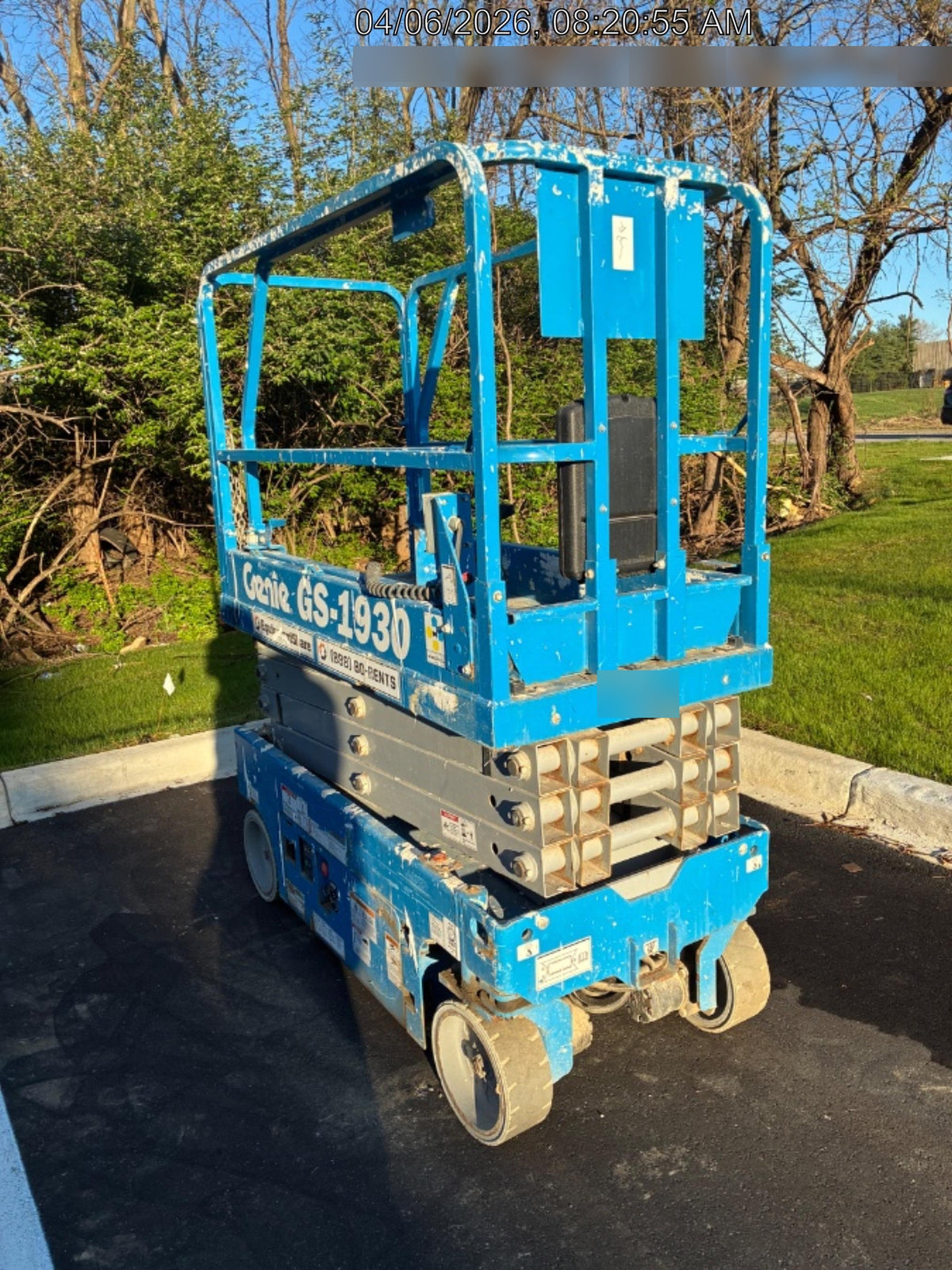 2018 Genie GS-1930 Genie GS-1930 w/Fixed Rail, Chain Entry