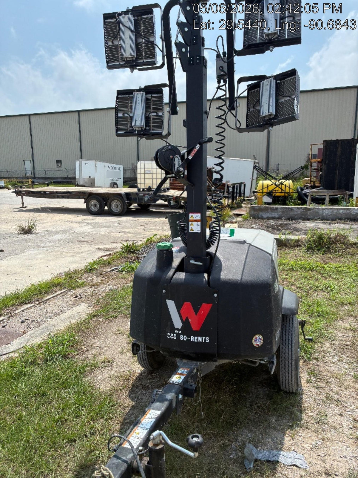 2024 Wacker Neuson LTT4 Diesel, Kohler KDW702, Deep Sea Controller, Auto Start, LED 320W, Bypass Outlet, T3