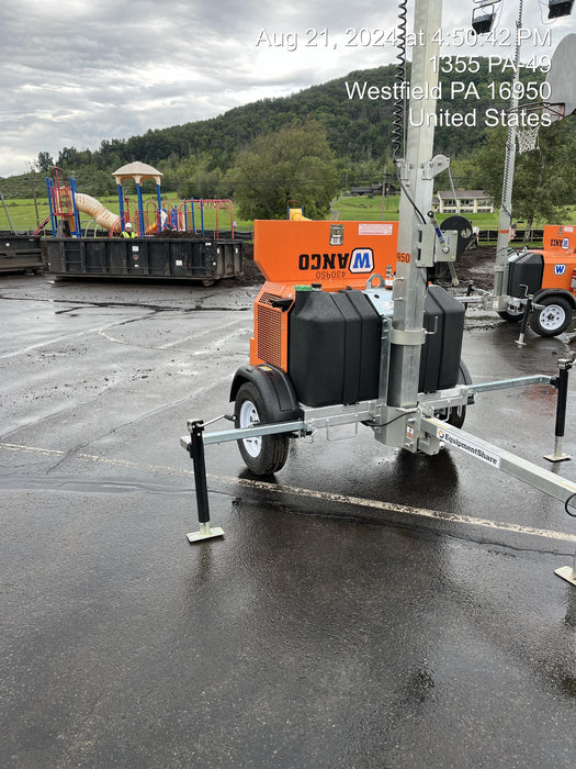 2024 Wanco WLTT-4MM4K Diesel, Deep Sea Controller, Shore Power Plug, Auto Start, (4) 350W LED Floodlights, 4kW Generator, 60 Gal Fuel Tank, 2" Ball, T3