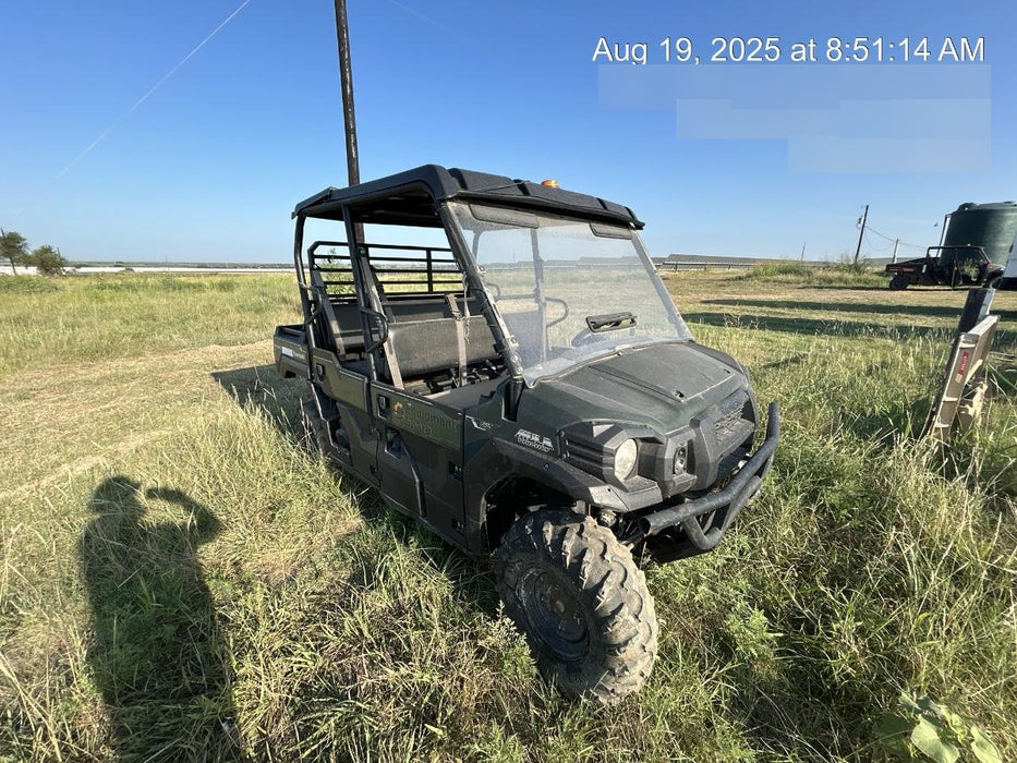 2019 Kawasaki Mule PRO-DXT Standard Options, Backup Alarm, Beacon, Plastic Hard Top, Poly Windshield, Horn Kit