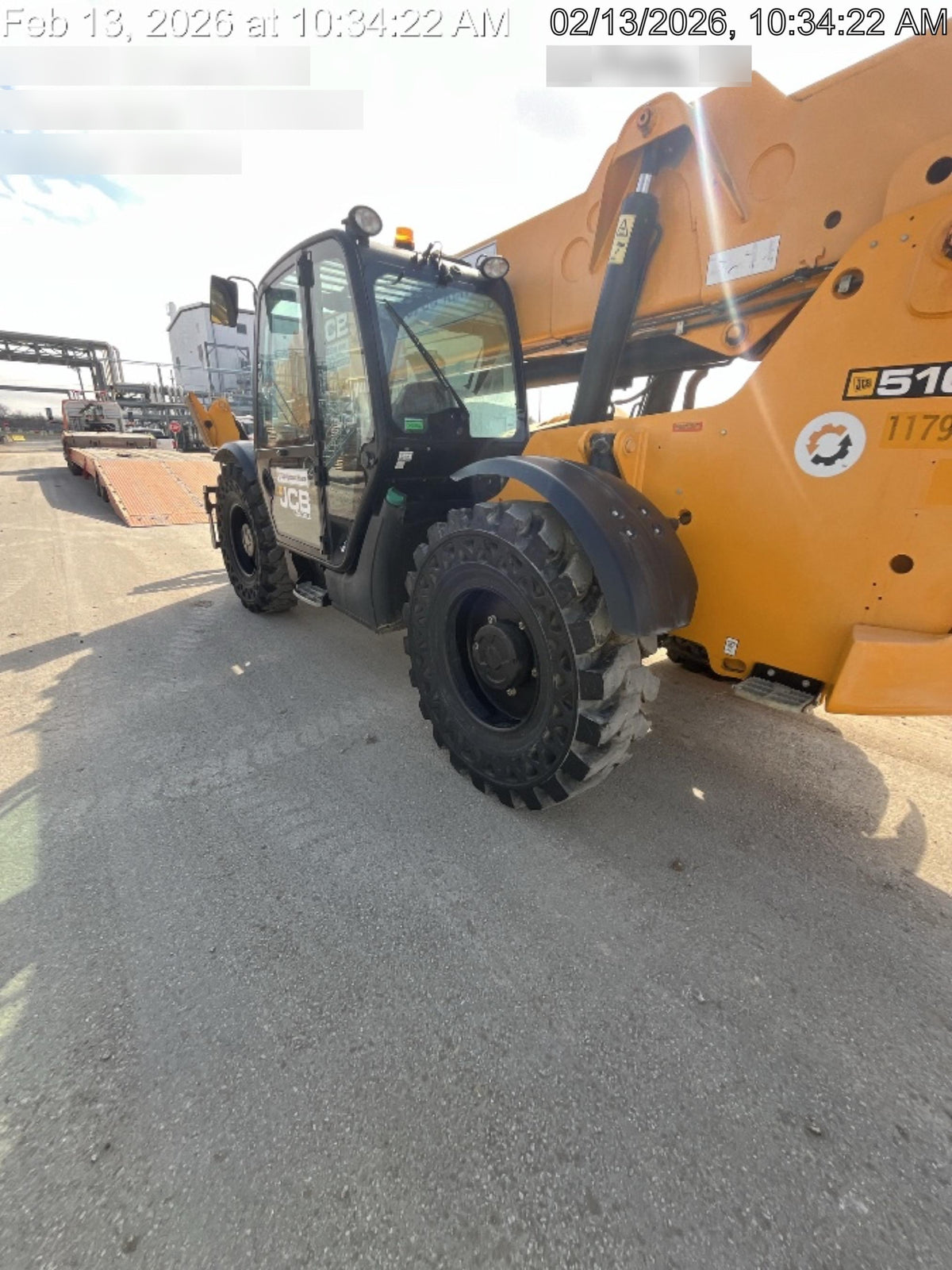 2020 JCB 510-56 Cab/Heat/Air, Solid Tires, Work Lights, Beacon, Aux Hydraulics, Back up Alarm, Lifting Eye, ES Decals