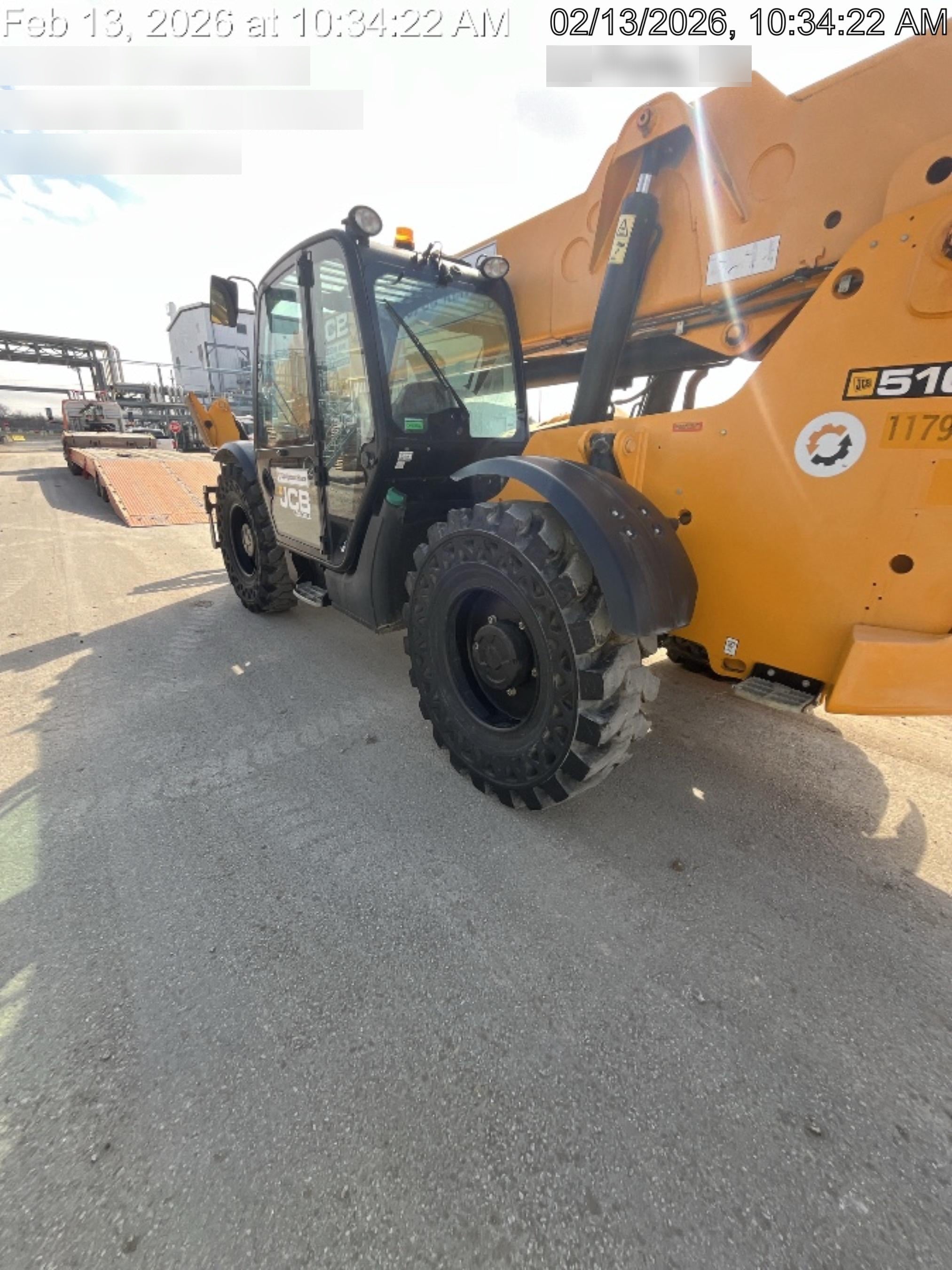 2020 JCB 510-56 Cab/Heat/Air, Solid Tires, Work Lights, Beacon, Aux Hydraulics, Back up Alarm, Lifting Eye, ES Decals