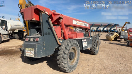 2018 Manitou MTA10055 Manitou MTA 10055 w/Open ROPS, Work Lights/Strobe, Aux Hyd, Solid Tires, Lift Hook, 66" Carriage, 60" Forks