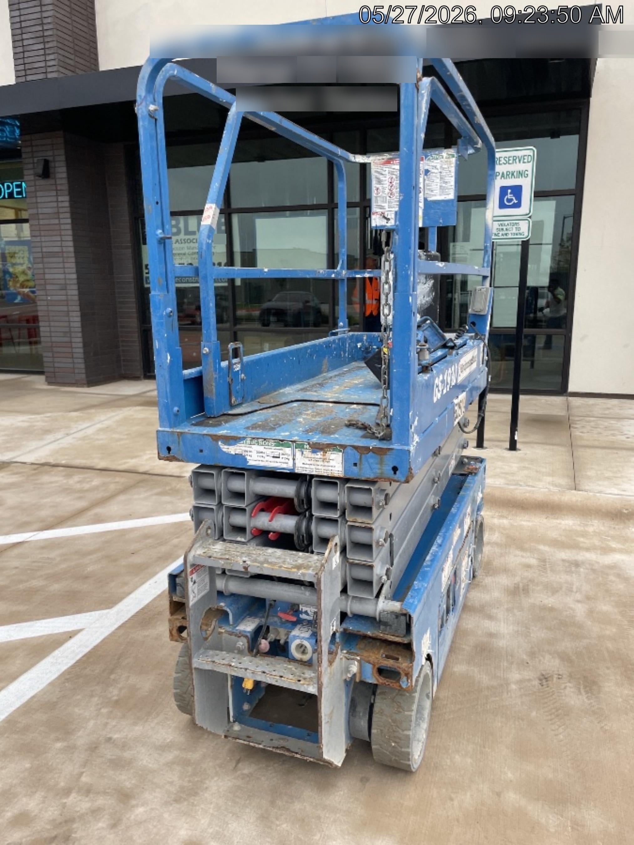 2019 Genie GS-1930 Fixed Rails with Chain Entry