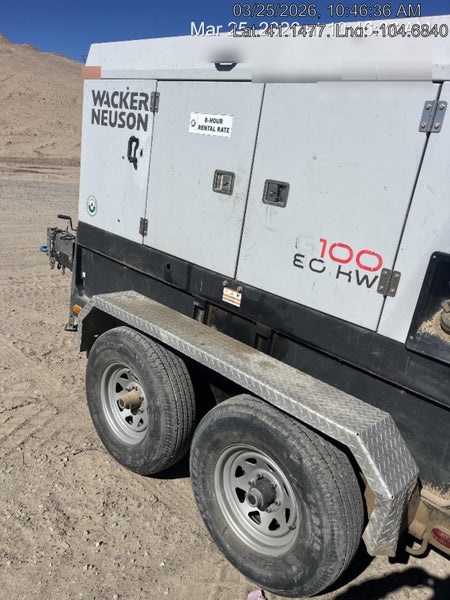 2018 WACKER NEUSON G100