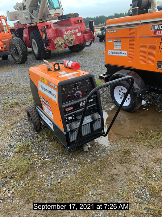 2021 Lincoln Electric Ranger 305 LPG LPG One-Pak (includes undercarriage, tank holder & tank strap) ORANGE
