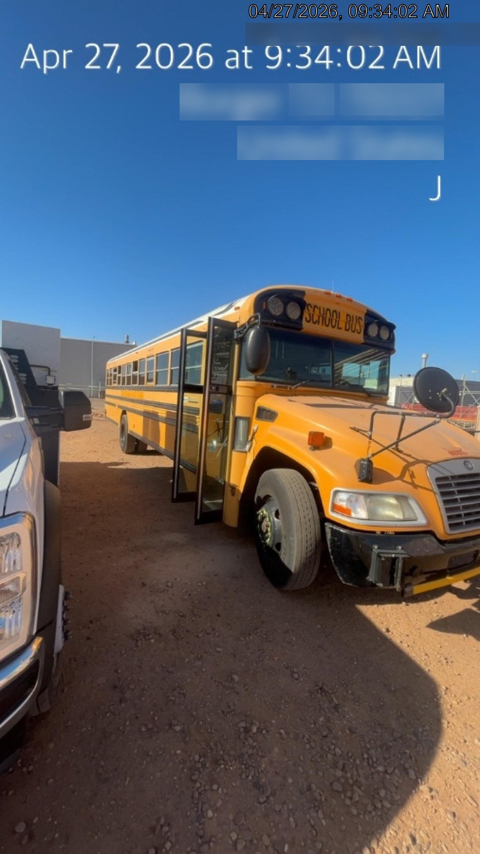 2012 BLUE BIRD 72 Passenger Bus