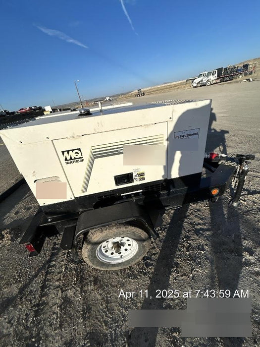 2020 Multiquip DLW400ESA4 400 amp Welder, 14kW, 120/240V, T4F Kubota, Trailer