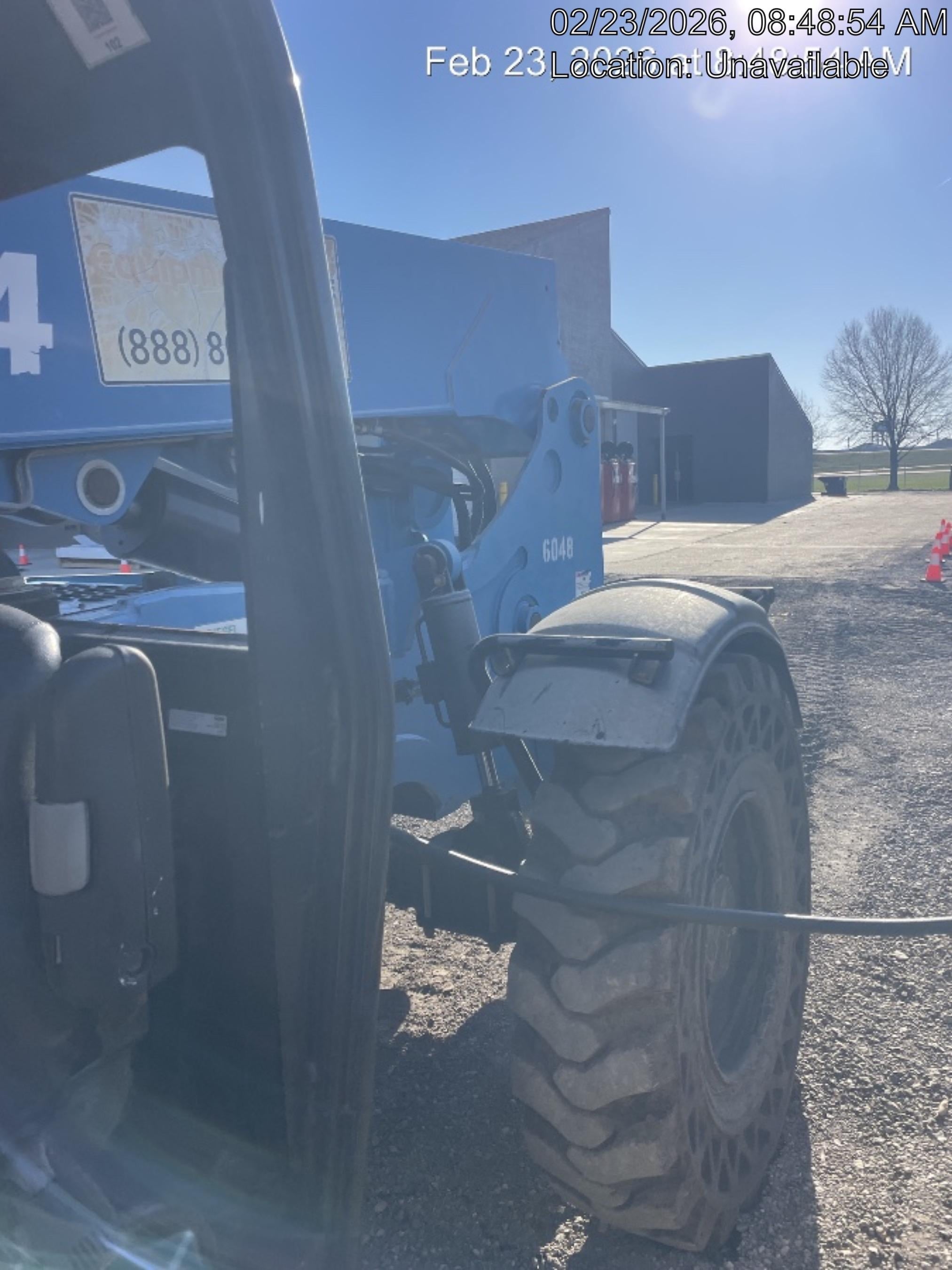 2017 Genie GTH-844 Genie GTH-844, Solid Tires, 60" carriage/forks, Open ROPS, Work Lights