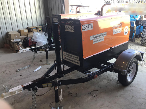 2022 Lincoln Electric LE400 Kubota V1505, Trlr, Cable Rack, Light Kit, ES Decals, T3