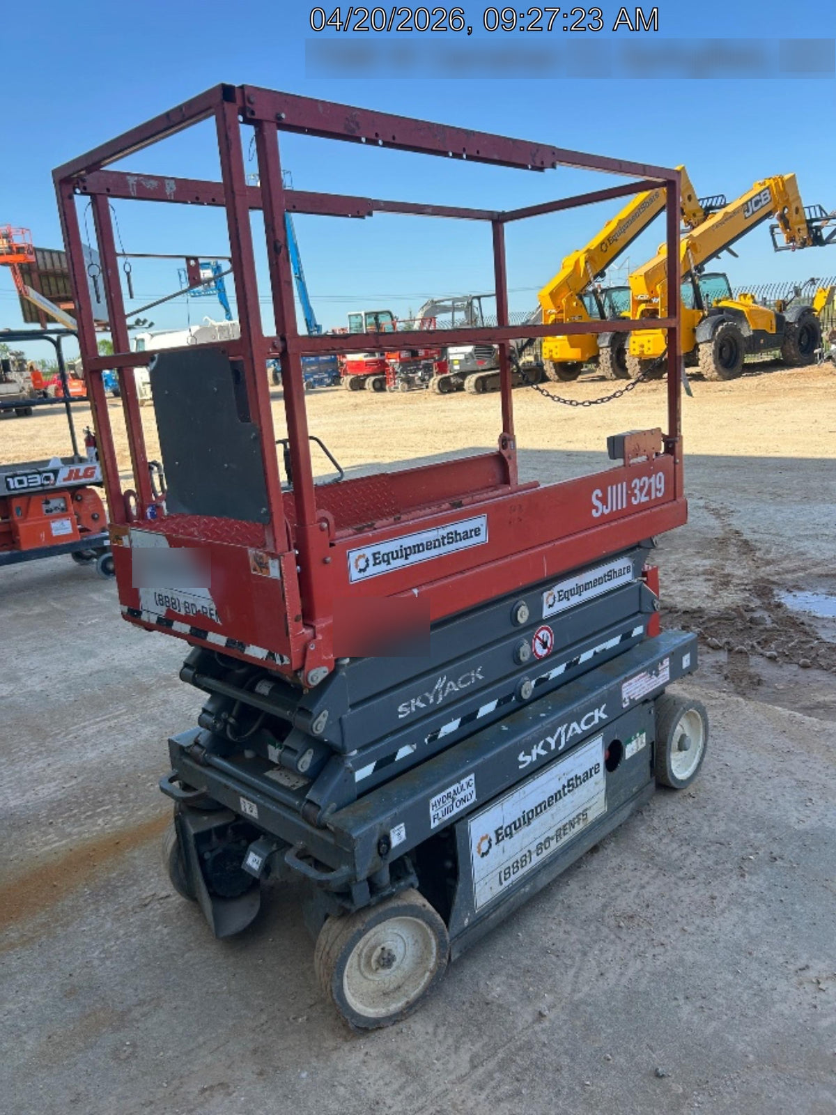2019 Skyjack SJIII-3219 Standard w/Trojan Batteries