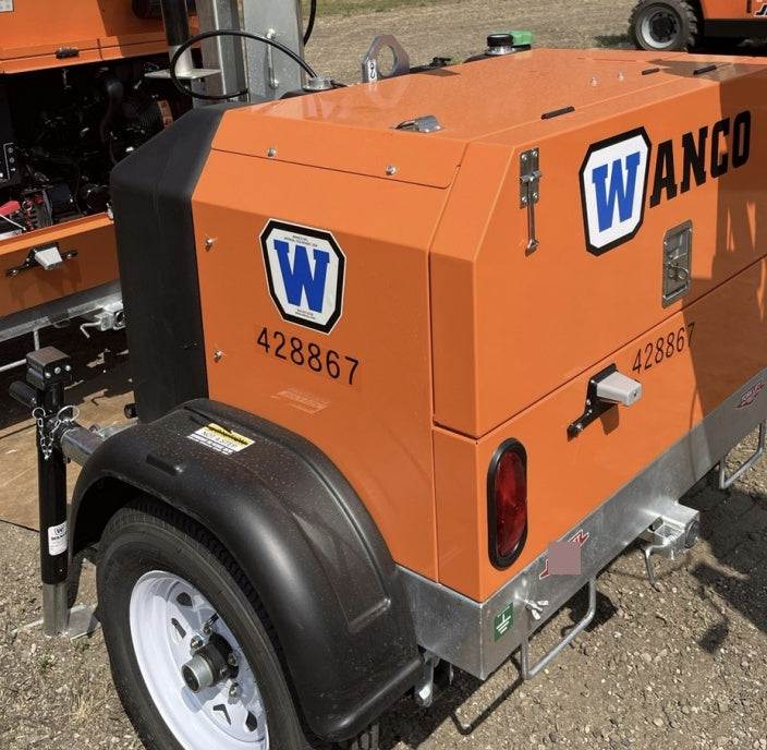 2024 Wanco WLTT-4MM4K Diesel, Deep Sea Controller, Shore Power Plug, Auto Start, (4) 350W LED Floodlights, 4kW Generator, 60 Gal Fuel Tank, 2" Ball, T3