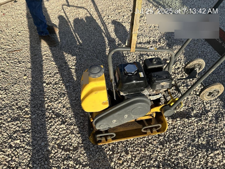 2021 Wacker Neuson VP1550AW Plate Compactor w/ Water Tank