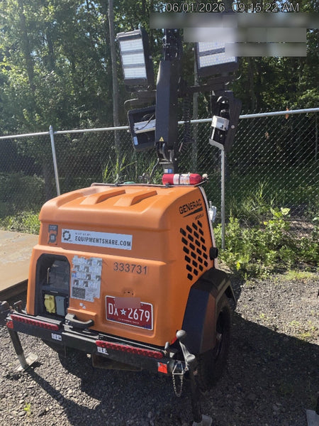 2023 Generac MLT2 Diesel, Flex Switch 120V Input, Powerzone Controller, (4) 320W LED Lights, 4kW Generator, 39.9 Gal Fuel Tank, 2" Ball, T3